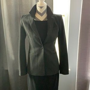 Express Women’s grey suit jacket